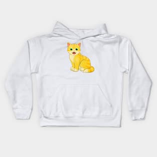 ORANGE CAT Kids Hoodie